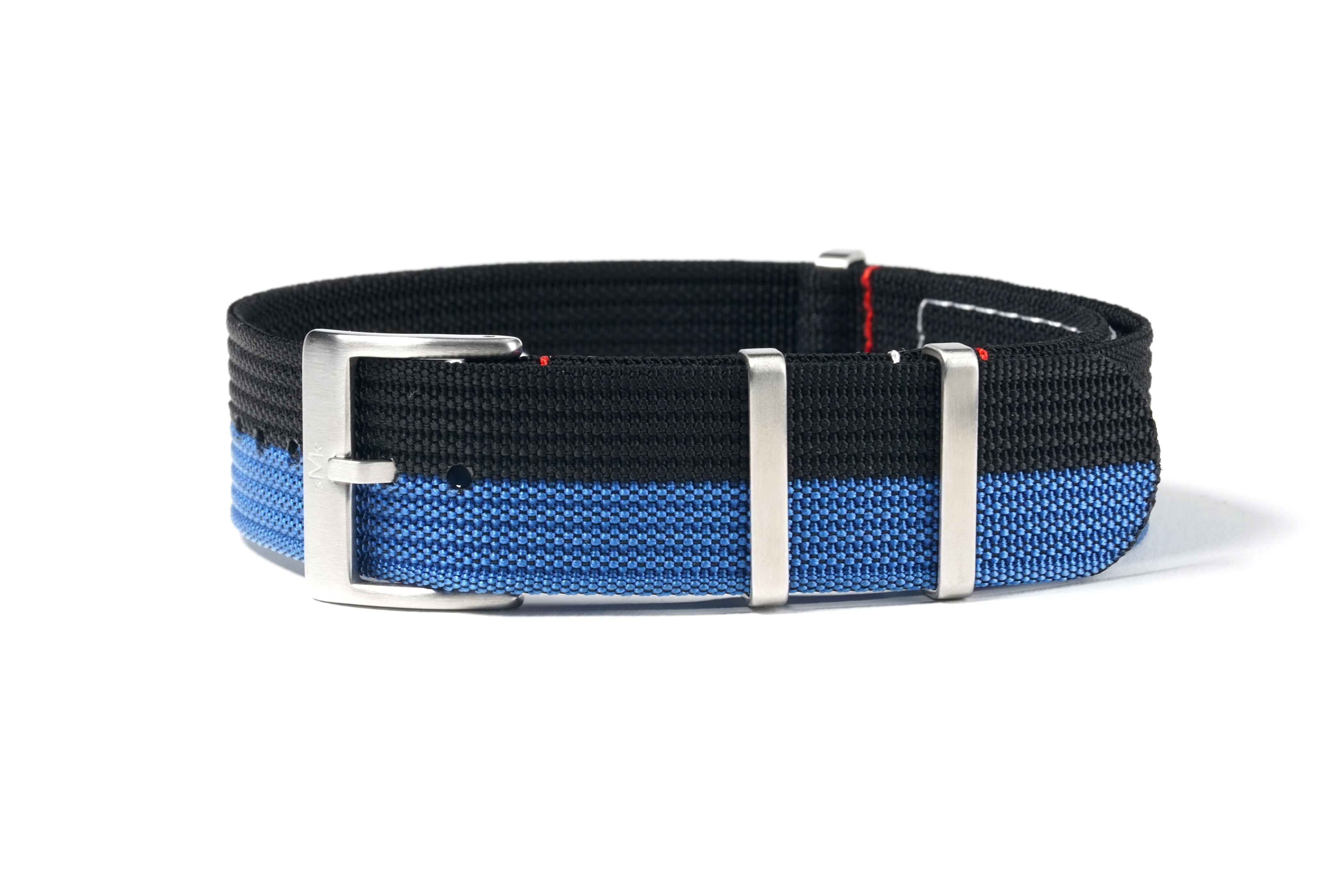 Black 2-Piece Thin Seatbelt Watch Strap – Strap Mill Canada