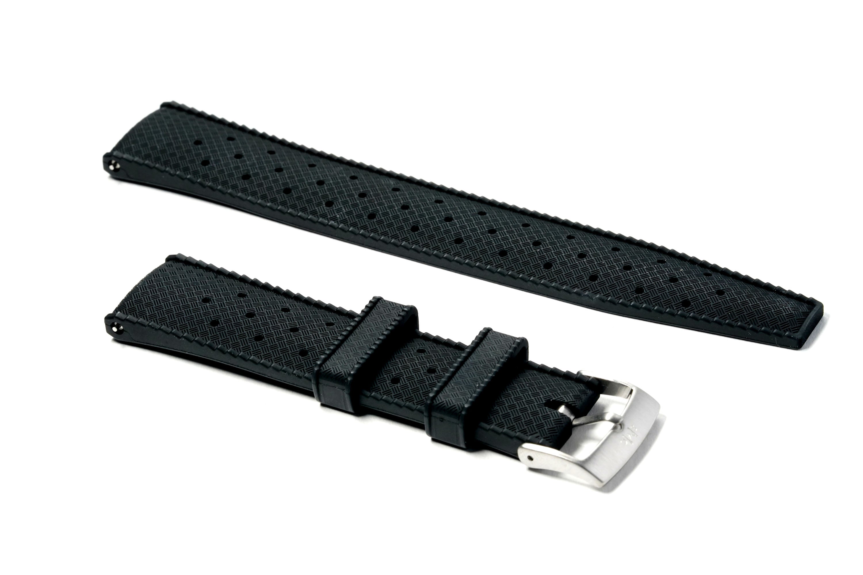 SMC Rubber - Black Tropic FKM Rubber Strap – Strap Mill Canada