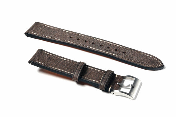 Chocolate Babele Leather Strap for Apple Watch