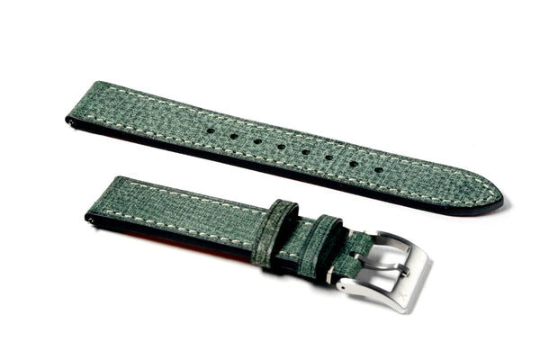 Green Babele Leather Strap