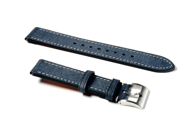 Blue Babele Leather Strap for Apple Watch