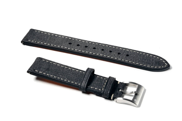 Cenere Grey Babele Leather Strap