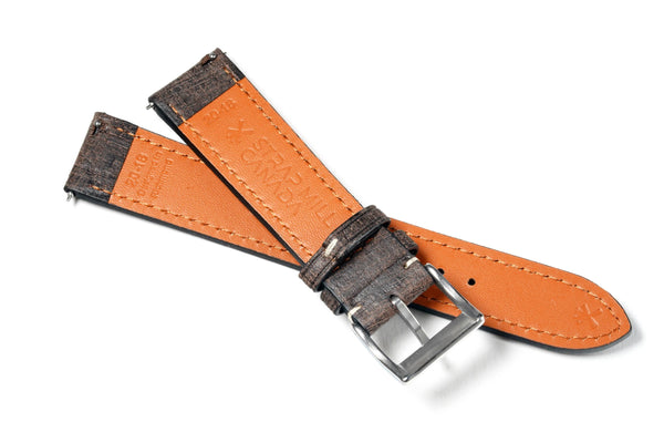 Chocolate Babele Leather Strap