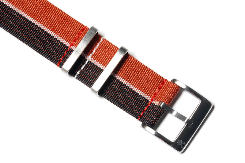 Autumn Ribbed Nylon Watch Strap (Maple Leaf Collection)