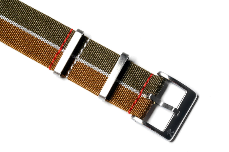 Winter Ribbed Nylon Watch Strap (Maple Leaf Collection)