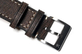 Chocolate Babele Leather Strap