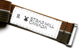 Winter Ribbed Nylon Watch Strap (Maple Leaf Collection)