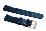 Royal Blue 2-Piece Loop Seatbelt Watch Strap