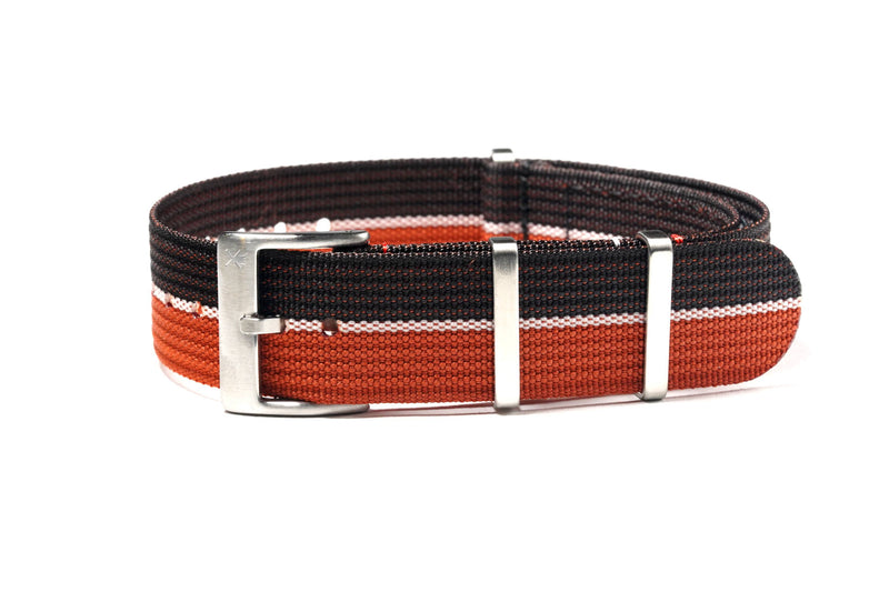 Autumn Ribbed Nylon Watch Strap (Maple Leaf Collection)