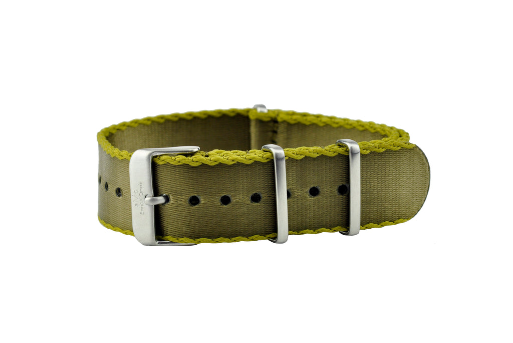 Moss Green Nylon Seat Belt Nylon Military Watch Strap